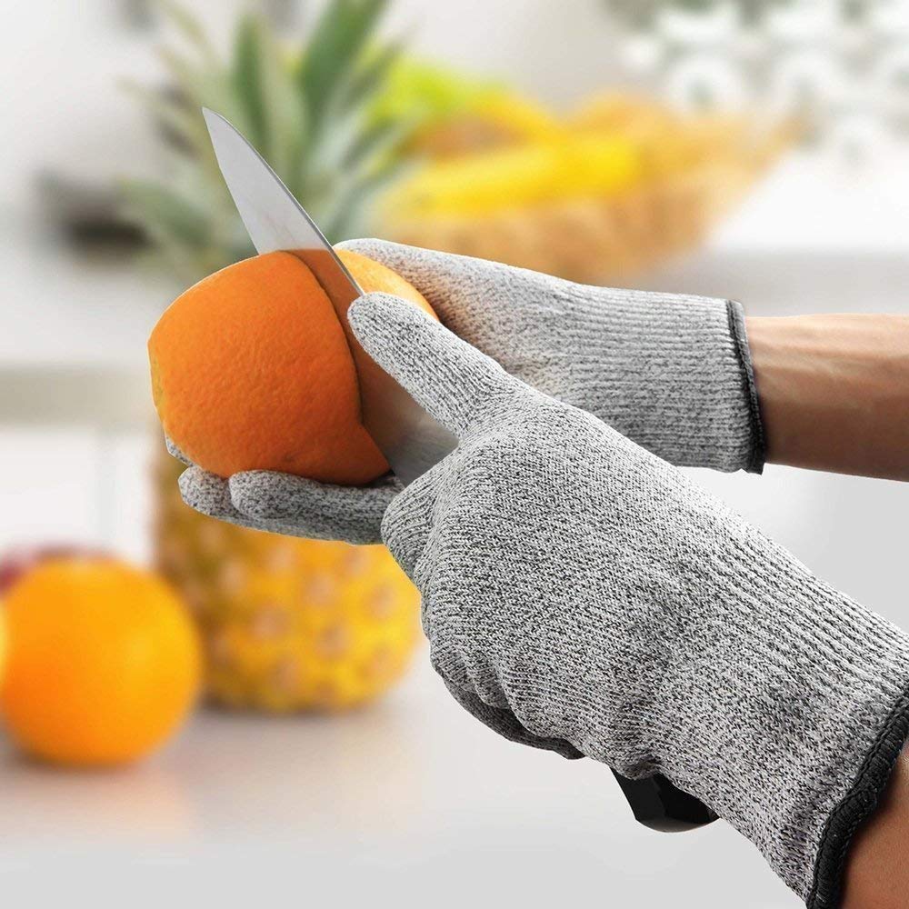 E10 Star Anti Cutting Safety Gloves Resistant Hand Cut for Kitchen Industrial Level 5 Protection Safety Hand gloves(Standard Size)(Silver) (B08PBKDGT3) Amazon Price History, Amazon Price Tracker