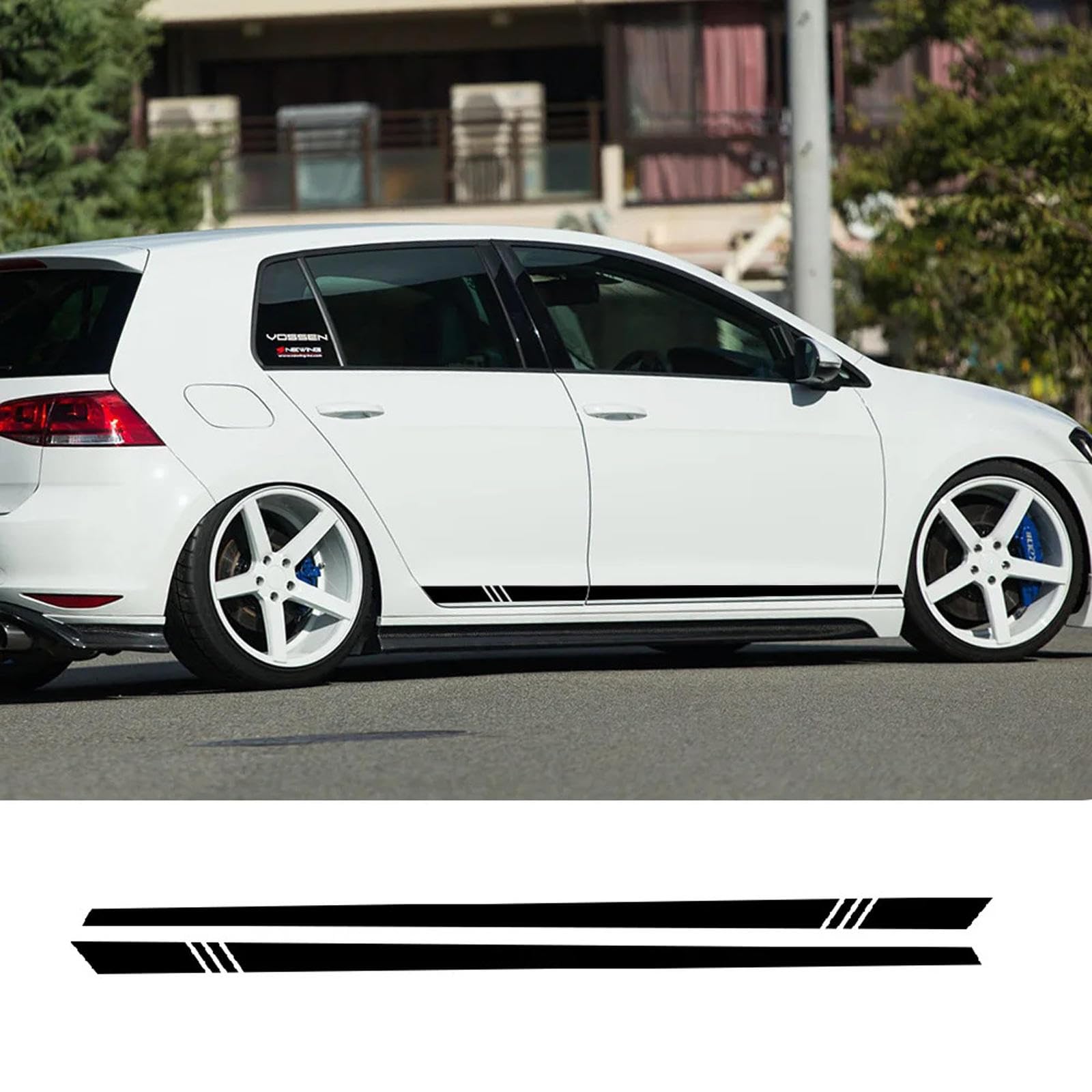 Samochodowe naklejki winylowe Auto Decal Tuning, pasują do Audi BMW MB Ford VW Toyota Nissan Kia Renault Hyundai Skoda Lada