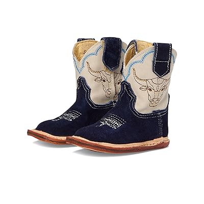 Roper Kids Cowbabies Steer Head (Infant/Toddler) Boys Shoes Blue