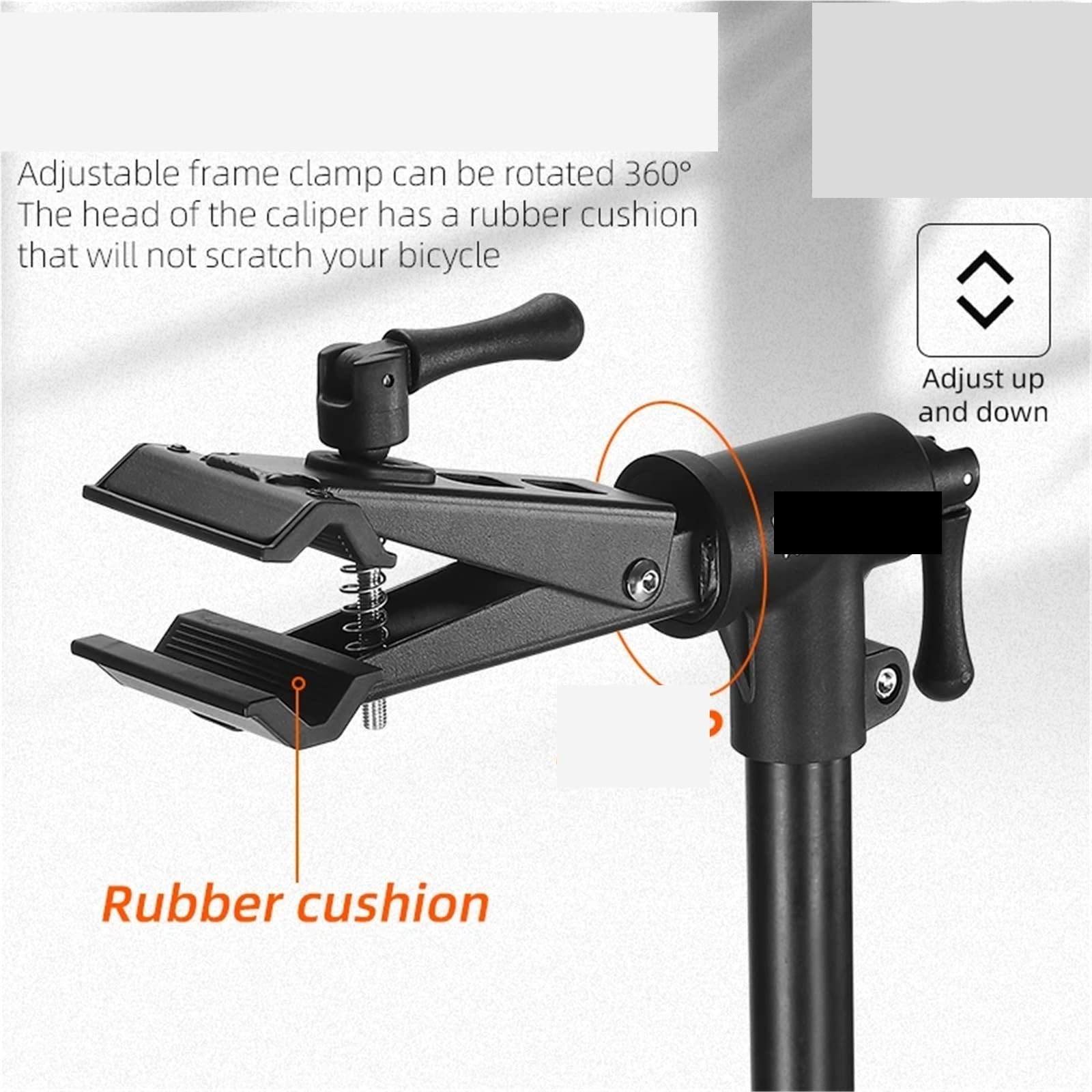 Cavalletto Manutenzione Bici Supporto for bici in lega di alluminio, supporto professionale for riparazione biciclette, portabici pieghevole regolabile, for la(Desktop Wall Mount)