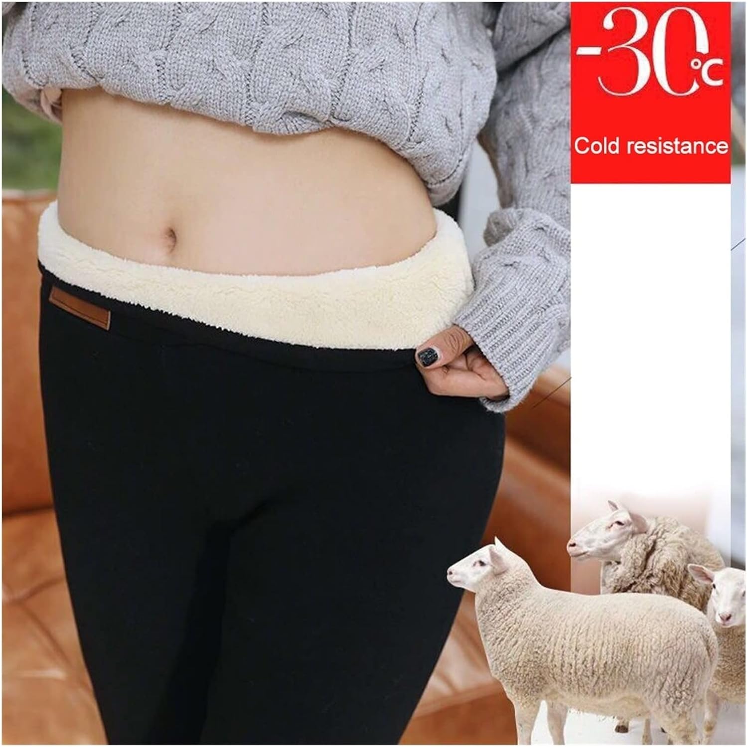 Winter Pants Thermal Leggings High Waisted Pants for Women Flannel Streetwear Trousers Women Winter Casual Pants Women 5XL (Color : Dark Grey, Size : XXXL)