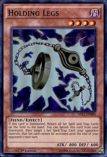 YU-GI-OH! - Sosteniendo las piernas (MIL1-EN004) - Millennium Pack 1-1ª Edición - Super Raro