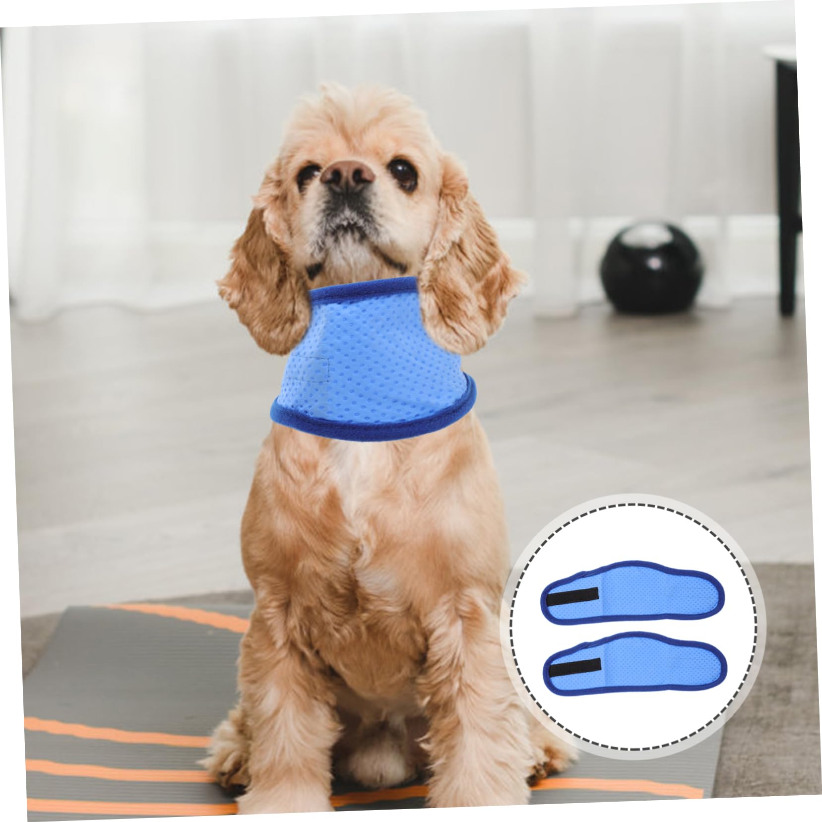 minkissy 6 STK kühlender Schal für Haustiere Eisweste Hundehandtuch Hijab für Hunde Tanktops Muskelshirt Sommerhalsband für Haustiere kühlender Schal für Welpen ädchen Notwendigkeit Vlies