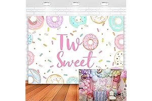 Aveway Donut Two Sweet Birthday Backdrop 7x5ft