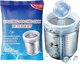 洗濯機クリーナー - 125グラム 強力 長持ち 除去 クリーナー,洗濯槽の黒ずみ・汚れを除去 - 家庭用 浴室 日常 衣類
