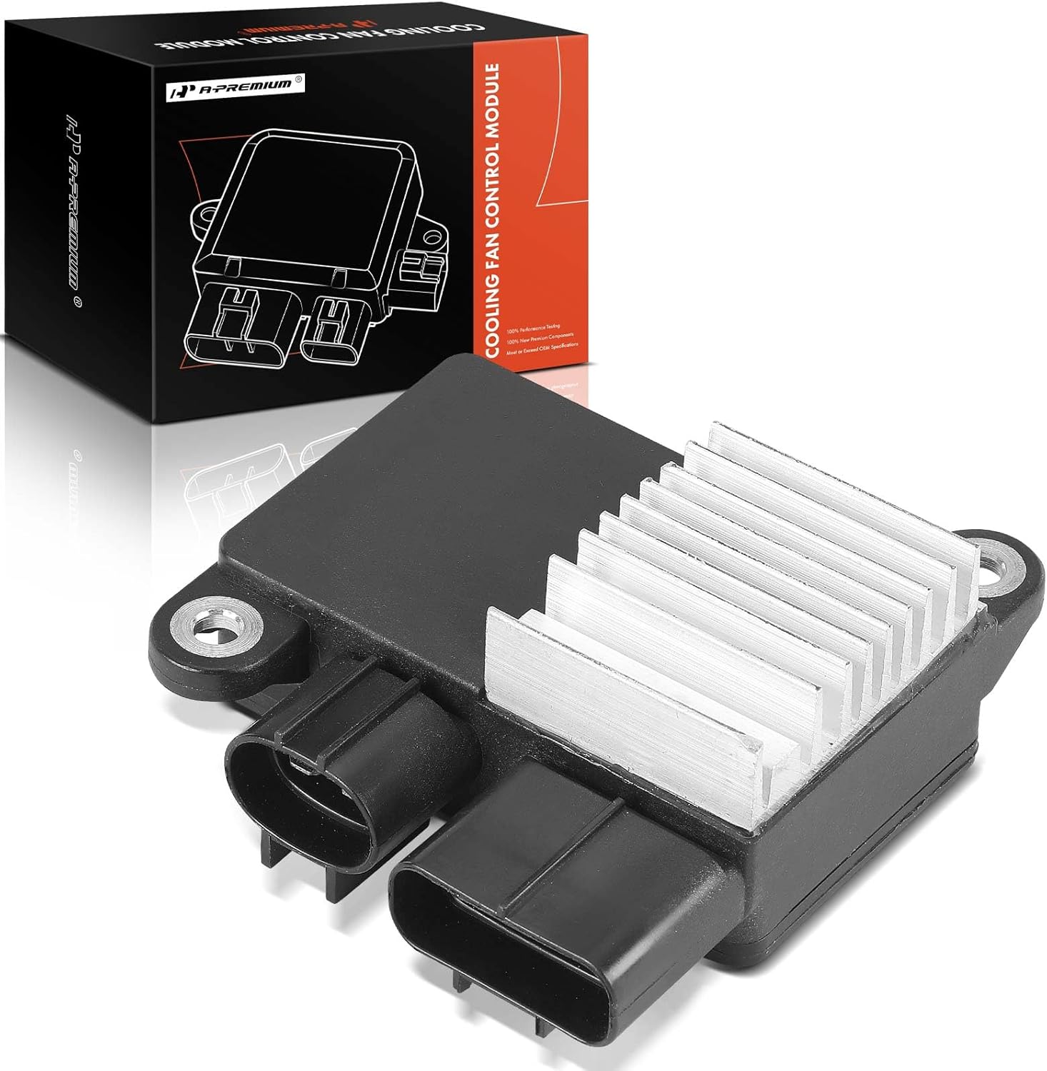 A-Premium Engine Radiator Cooling Fan Control Module Compatible with Toyota 2009-2019 Corolla, 2017-2018 Corolla iM, 2009-2014 Matrix, 2018-2019 C-HR & Pontiac Vibe 2009-2010, 1.8L 2.0L