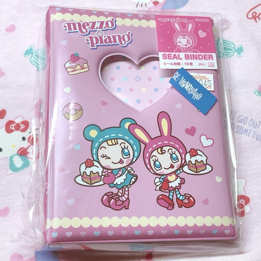 ナルミヤ　シールバインダー　デニムシールバインダー　メゾピアノ　ベリエちゃん メゾピアノ 平成デニムバインダー オリンピアコラボ デニムシール