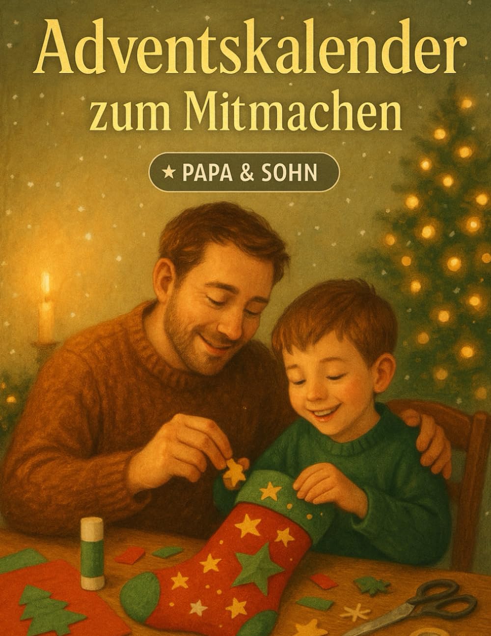 Adventskalender zum Mitmachen – Papa & Sohn: 24 Abenteuer, Spiele & Rätsel für die coolste Adventszeit – Ein interaktives Weihnachtsbuch voller Spaß & Teamgeist für Vater & Sohn