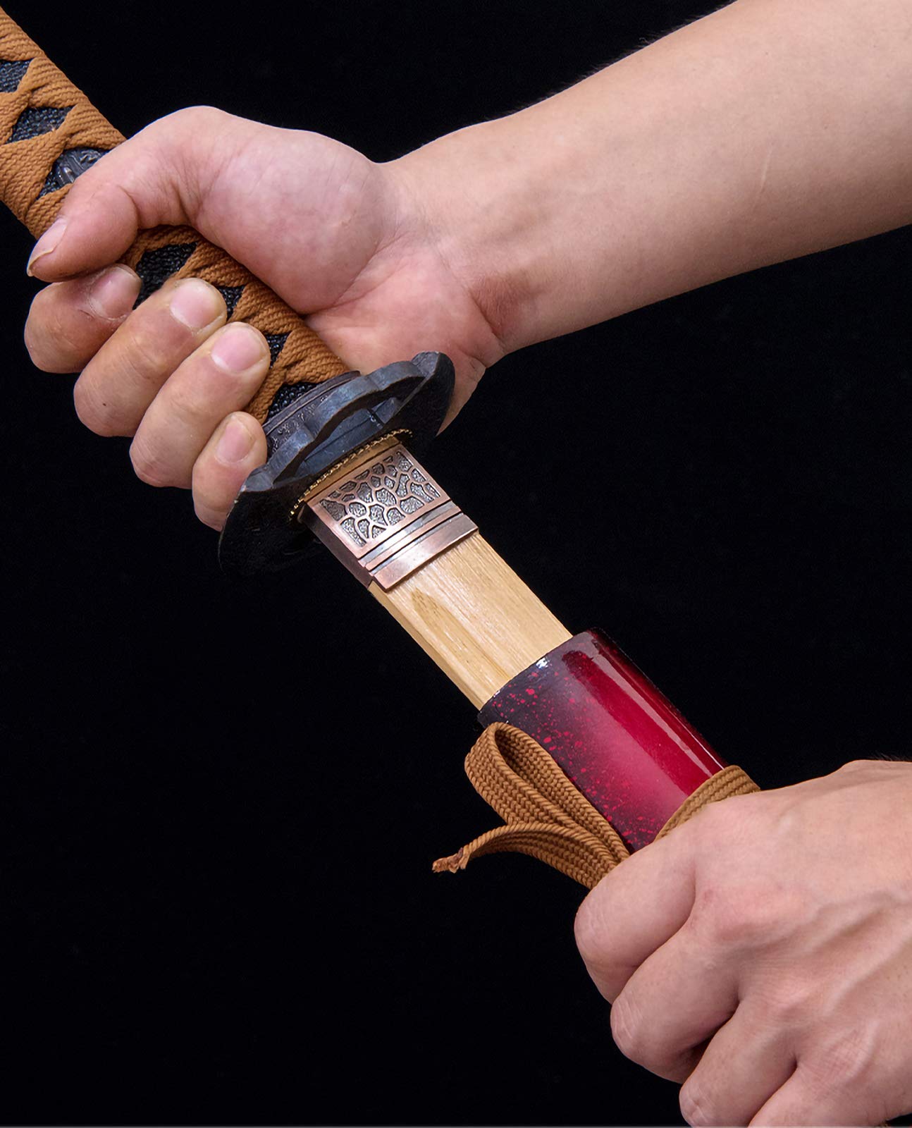 Wooden Katana Cosplay Sword Training Sword Katana Cosplay Accessories Toys,demon Killer Sword