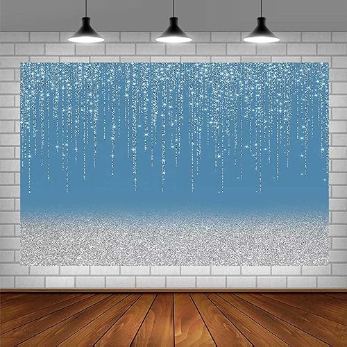 Miniatura 10 de SENDY Telón de fondo morado con purpurina de 7 x 5 pies para niña, dulce cumpleaños de 16 años, fondo de fotografía de boda, púrpura brillante,