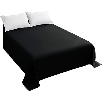 Luxury Flat Sheet on Amazon Elegant Comfort Wrinkle-Free 1500 Premier Hotel Quality 1-Piece Flat Sheet, Twin/Twin XL Size, Navy Blue