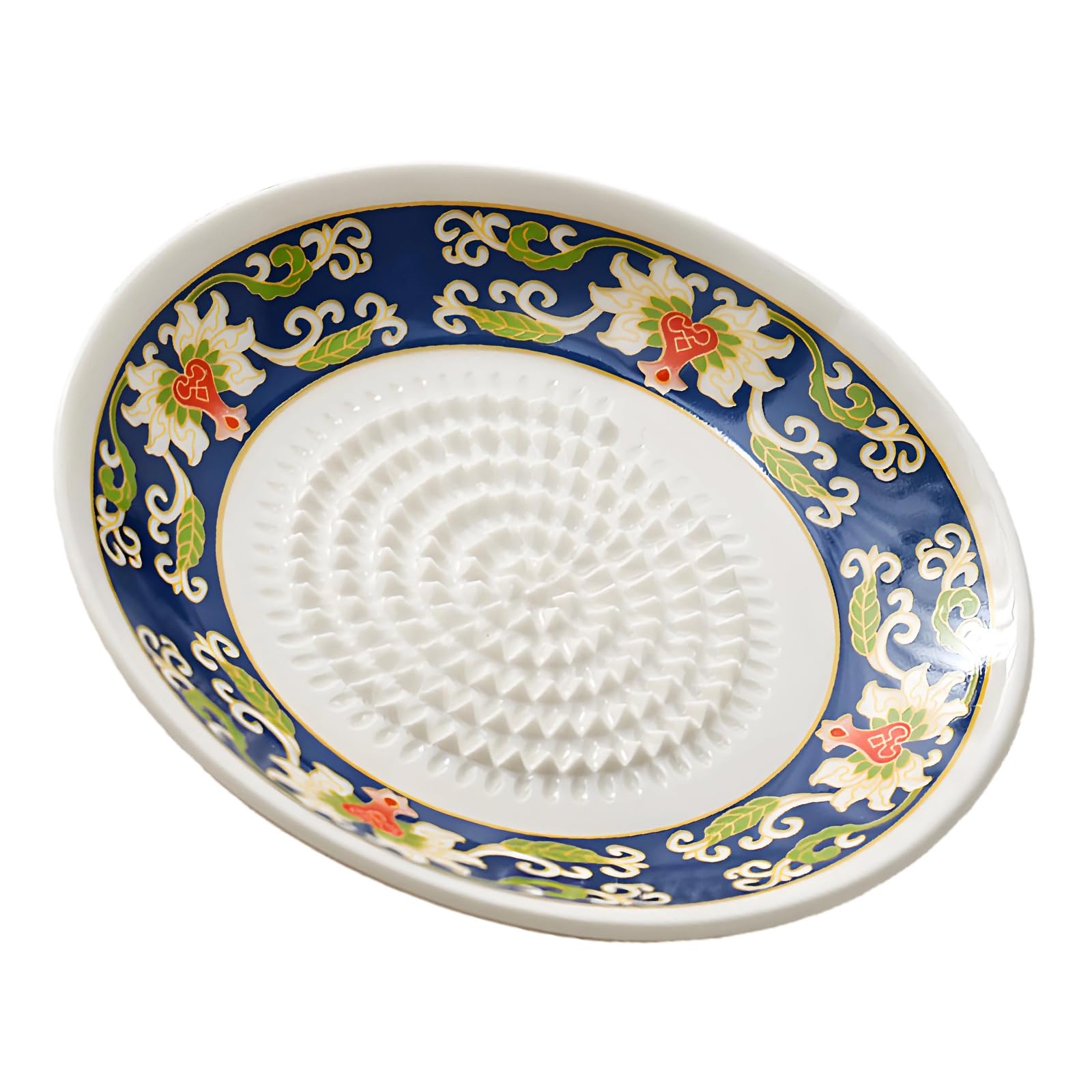 Mekalero The Blue Sea Is Blan Smooth Ceramic Garlic Grinder Mincer Bowl For Cheese And Vegetables Kitchen Tool For Home Cook And Cooking Enthusiasts Kitchen Gadget Earthenware