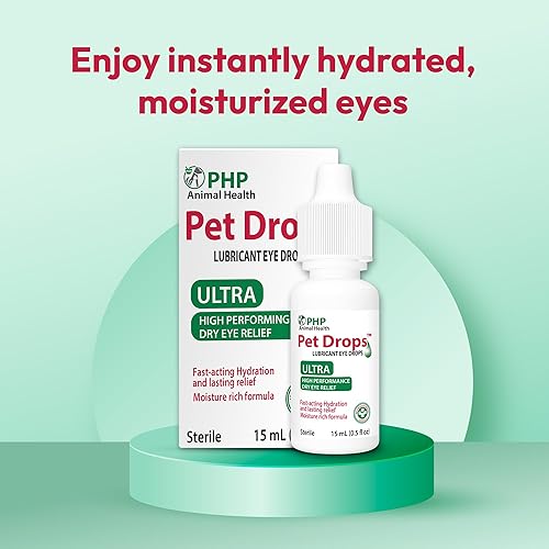 Miniatura 5 de Pet Health Pharma Cistane Ultra Lubricant Eye Drops 0.5 fl oz - Gotas para los ojos Hydration Boost (fabricado en Estados Unidos)