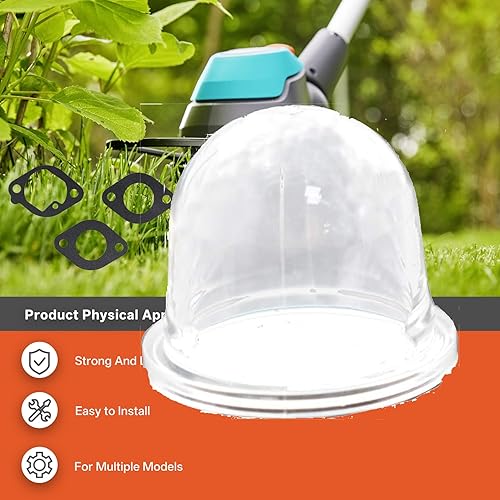 Miniatura 7 de labwork 100 bombillas de bomba de imprimación de repuesto para Echo 12538108660 Reemplazo para recortadoras Stihl FS75 FS74 FS76 FS80 FS85