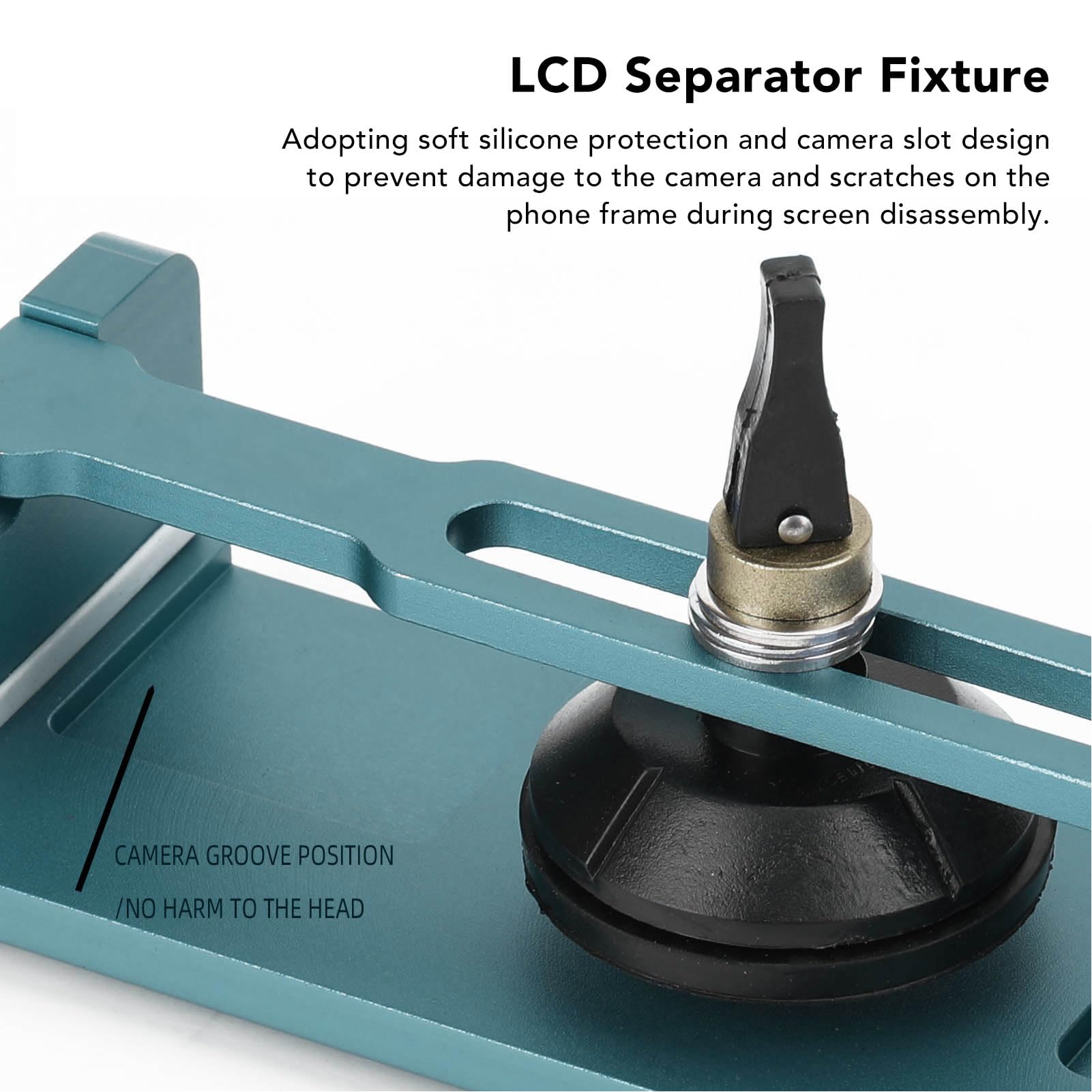 Separatore Schermo LCD con Potenti Ventose per Rimuovere lo Schermo LCD del Telefono e la Cover Posteriore in Vetro, Adatto per 6, 6 Plus, 7, 7 Plus, 8, 8 Plus, per SE,