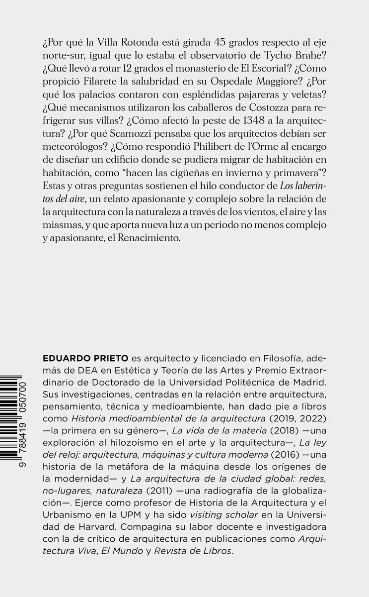 LOS LABERINTOS DEL AIRE: Vientos, miasmas y arquitectura en el Renacimiento