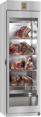 Primeat 2.0 Meat Edition Preserving and Dry Aging Cabinet 176 Lb/80 Kg Standard Silver Omcan 47117