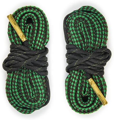 GUGULUZA Serpientes de pistola, 2 piezas de cepillo limpiador de cuerda de limpieza de rifle para varios calibres, suministros de limpieza compactos