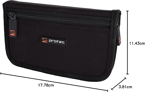 Miniatura 13 de Protec Bolsa para boquilla de trompeta (4 piezas) Nylon camuflaje con cierre de cremallera, modelo A221CAMO Camouflaje,Negro