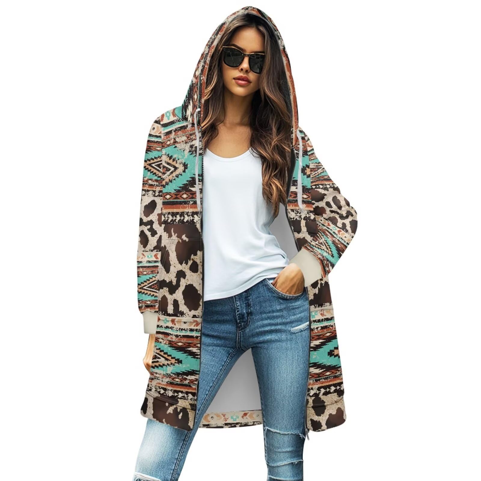Womens Fashion Hoodie With 2 Pockets 2025 Trending Fall Clothes For Women Soft Polyester S-3XL