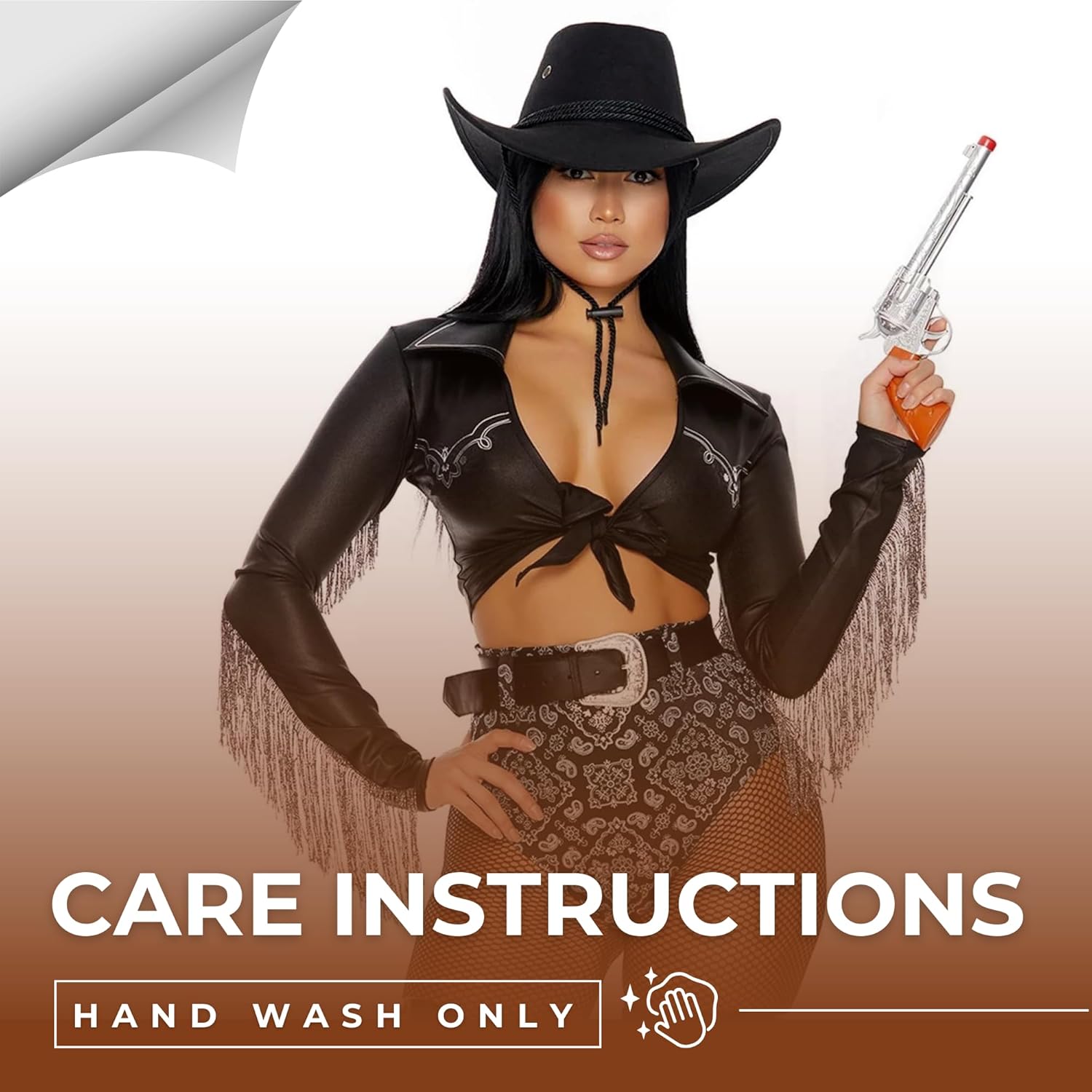 Forplay womens 3pc. Cowgirl Costume - Image 6