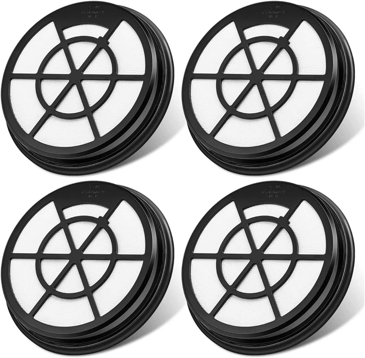 4 Pack Replacement HEPA Filters Compatible with Eureka Whirlwind NEN110A/NEN110B Bagless Canister Vacuum Cleaner Accessories