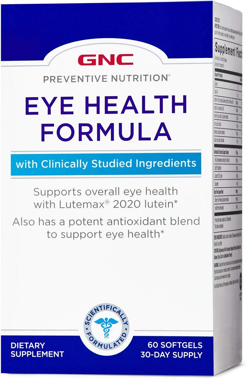 GNC Eye Health Formula, Supports Eye Health with Lutein