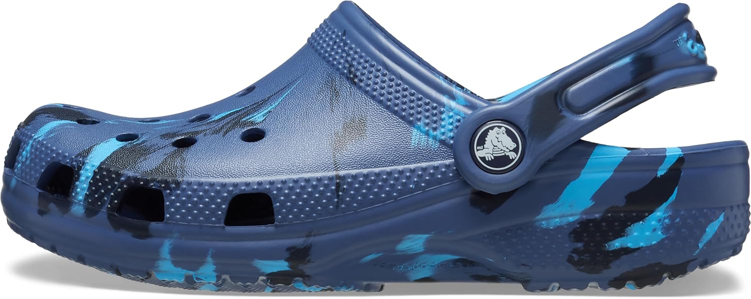 Crocs Unisex-Child Classic Watercolor Marbled Clog K - Image 7