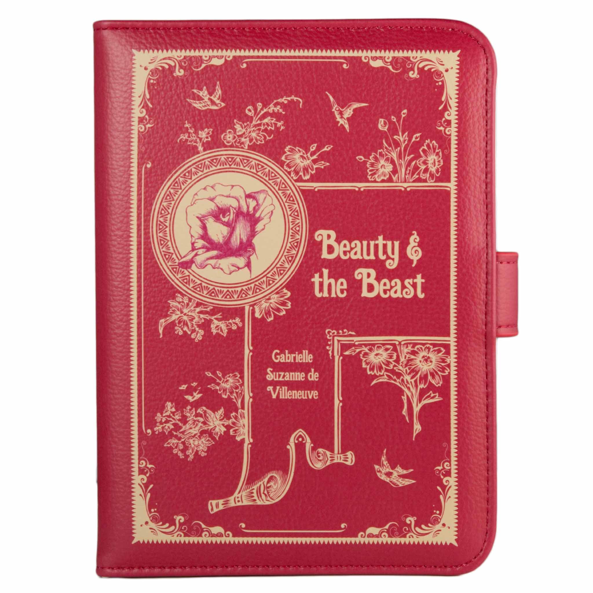 Uniwersalne etui z motywem książki Beauty and The Beast do czytników e-booków Kindle Paperwhite, Kindle i Kobo (zawiera najnowsze modele Kindle Paperwhite 2023 z ekranem 17.3 cm)