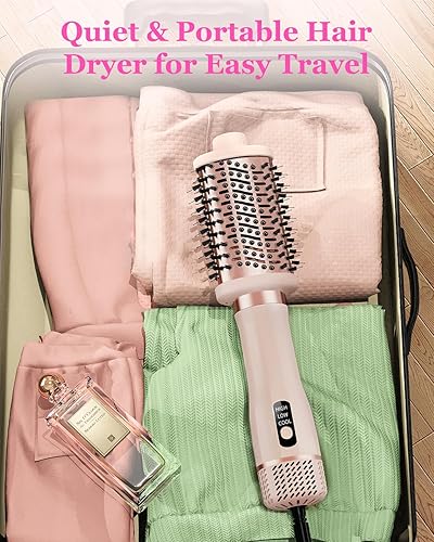 Miniatura 8 de Cepillo secador de pelo de alta velocidad  3 veces más rápido secado iónico soplador estilizador 5 en 1 cepillo para anti-encrespamiento, cabello