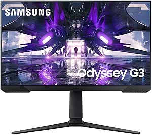 SAMSUNG ODYSSEY G3 24'' S24AG302NU Ecran PC, Dalle IPS 24", Résolution FHD (1920 x 1080), 144Hz, 1ms, AMD Freesync, Noir