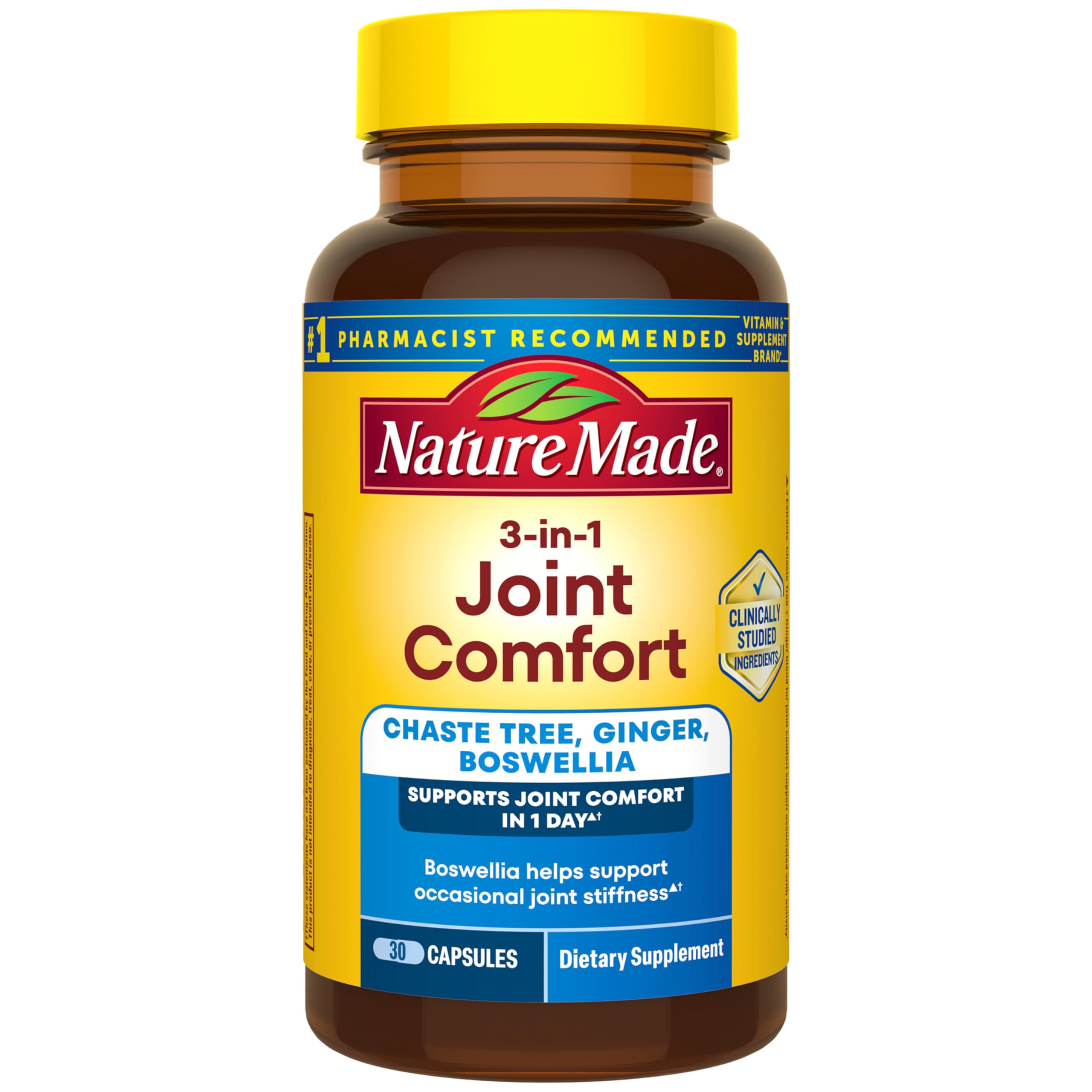Nature Made 3-in-1 Joint Comfort Capsules, 30 Capsules