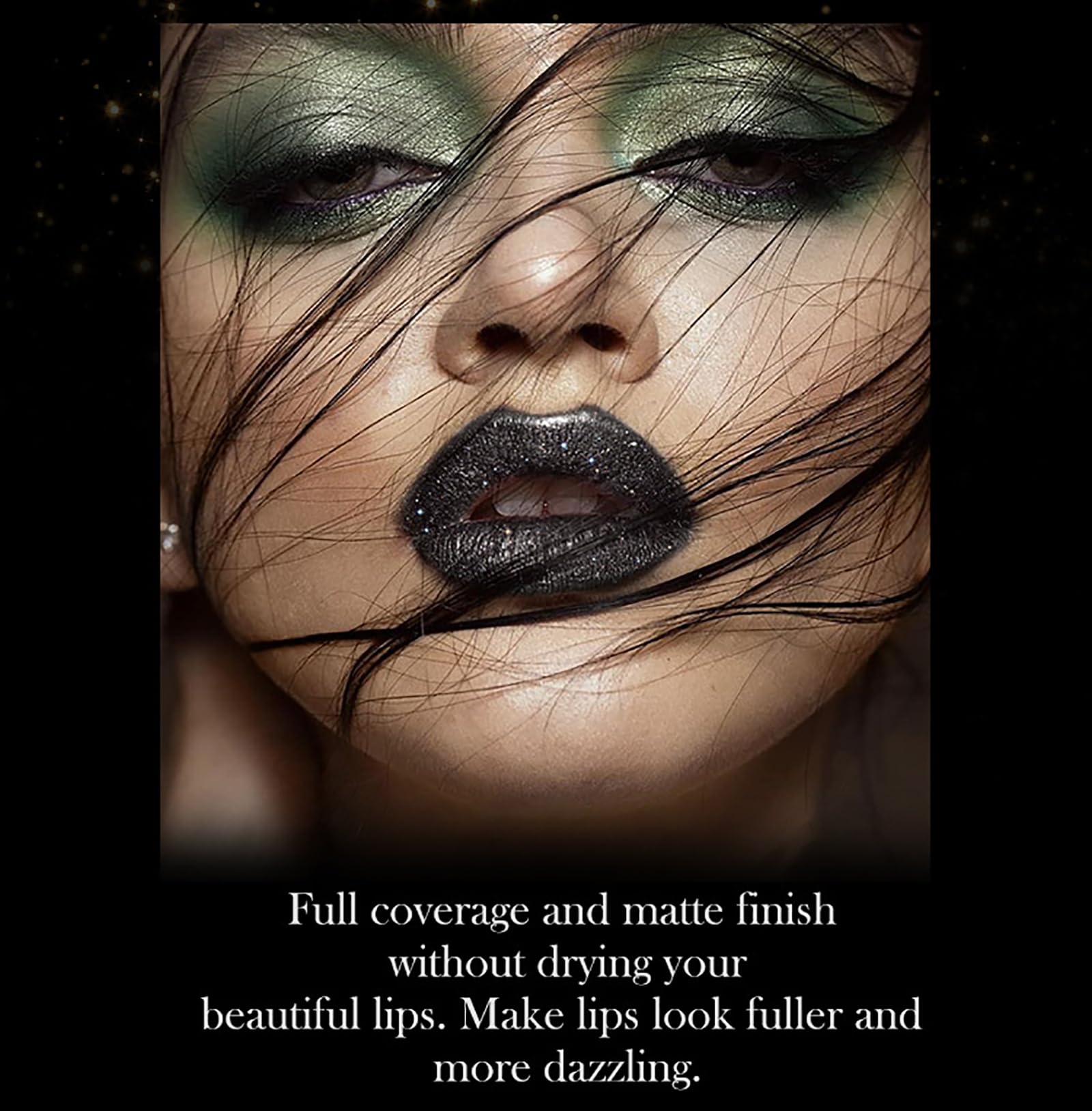 Vawolecy Rossetto Glitterato, Lucidalabbra Scintillante Lucidalabbra Finitura metallica opaca impermeabile