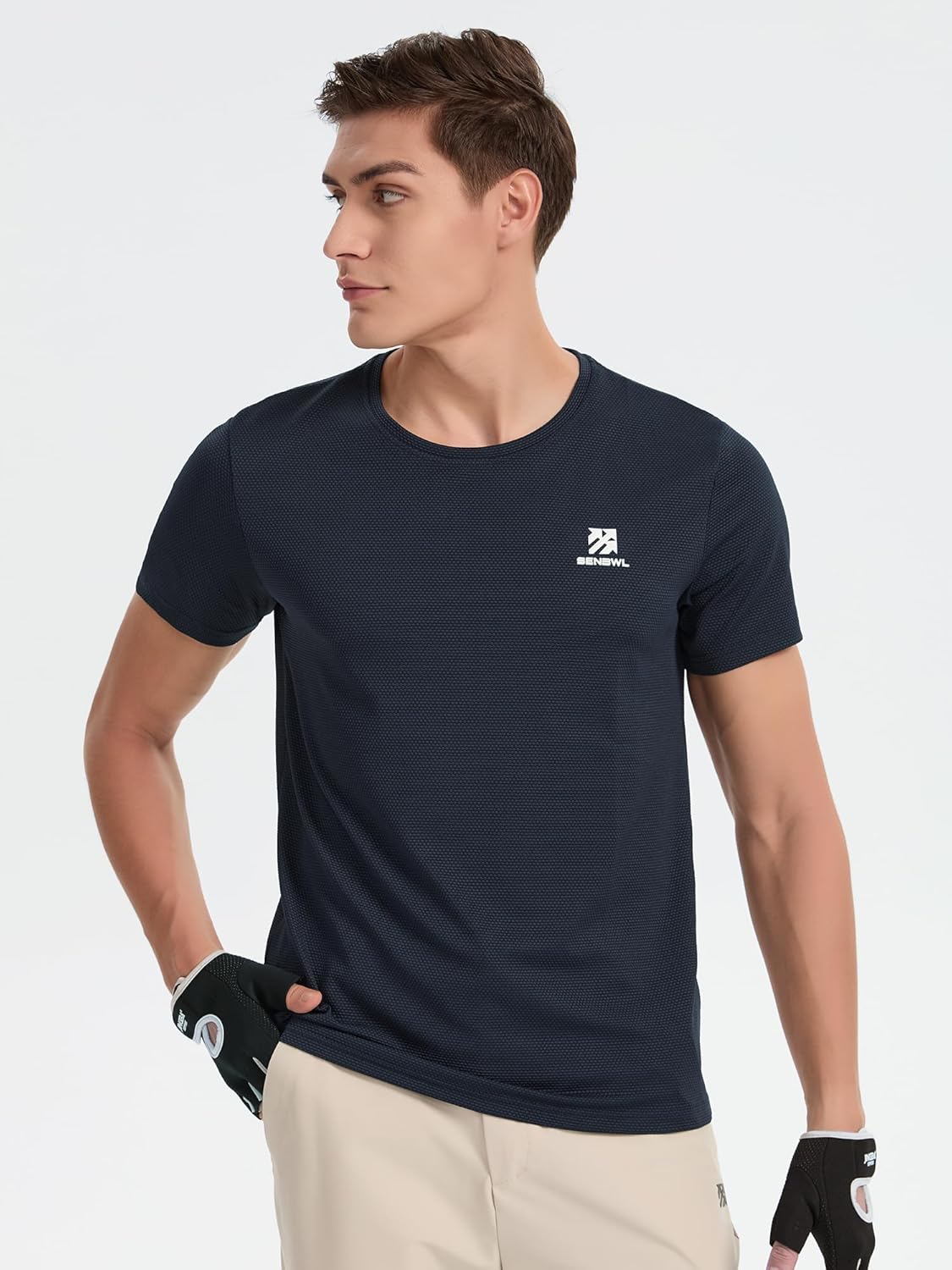 Moisture Wicking Quick Dry Soft Pickleball Workout Hiking Camping Running Shirts for Men Outdoor Sports - Image 2