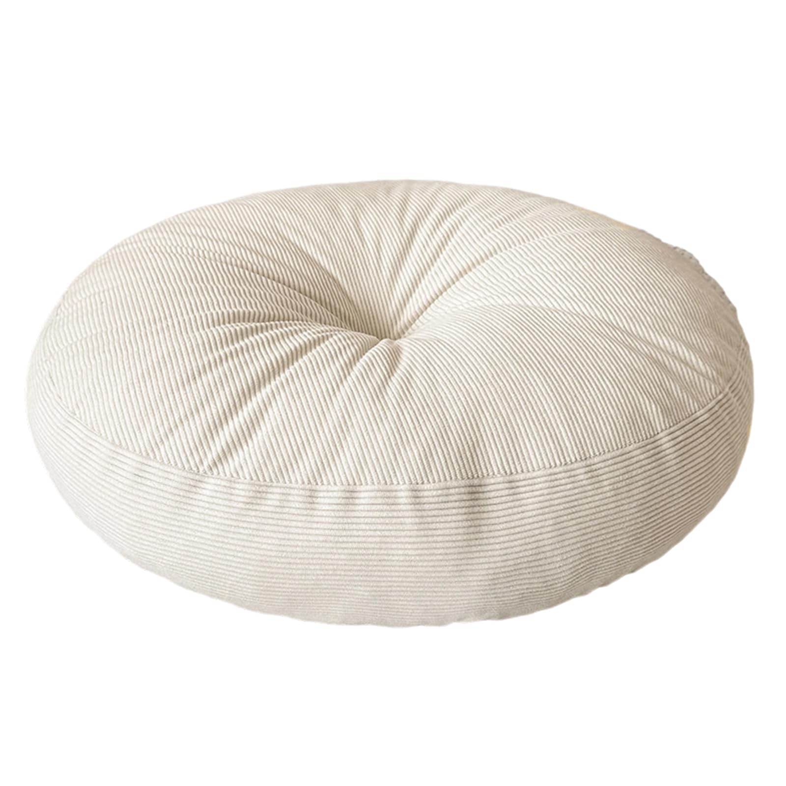 Uqezagpa Round Floor Cushion Soft Fabric Ottoman Sitting Pillow for Bay Window Living Room Relaxation Seat Pad Gift Round Seat Cushion