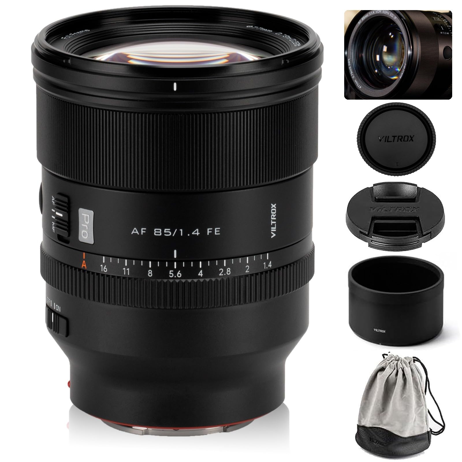 viltrox 85mm f1.4 pro Eマウント Viltrox AF 85mm F1.4 PRO フルサイズ – viltrox-shop