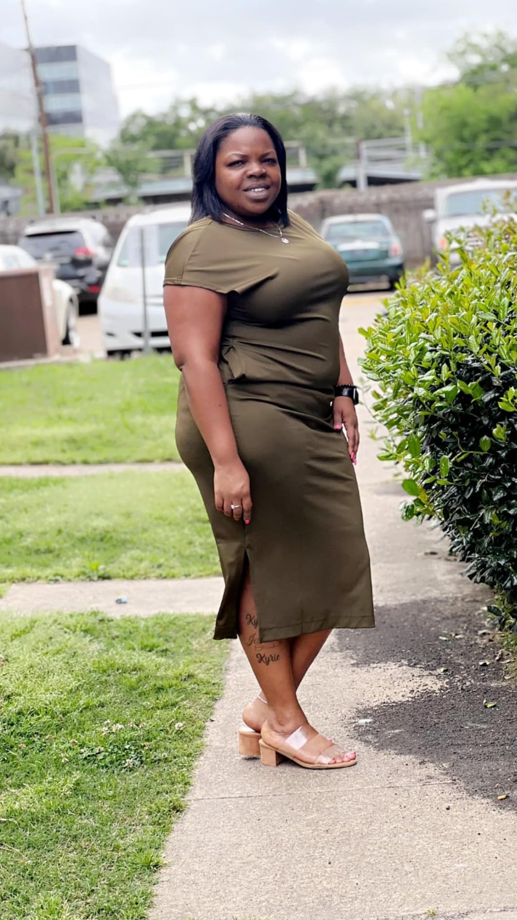 Plus Size PINSV Women Plus Size Piece Outfits Sweatsuits Hooded