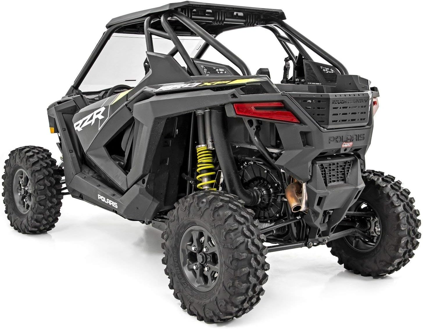 Rough Country Rear Cargo Tailgate for 2020-2021 Polaris RZR PRO XP - 93061 , Black