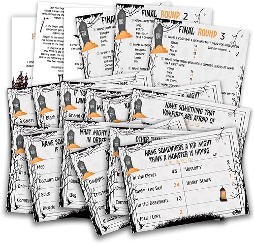 Cuestionario de peleas amistosas de Halloween, Cuestionario de peleas familiares, noche de juegos de baby shower, juego de fiesta de Halloween,