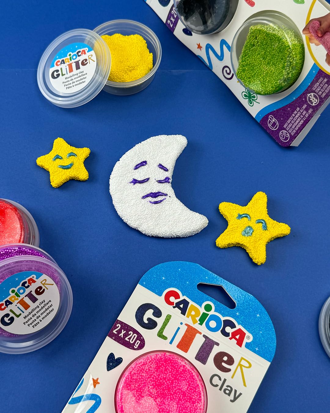 Kit colori Carioca Glitter Box 39 pz