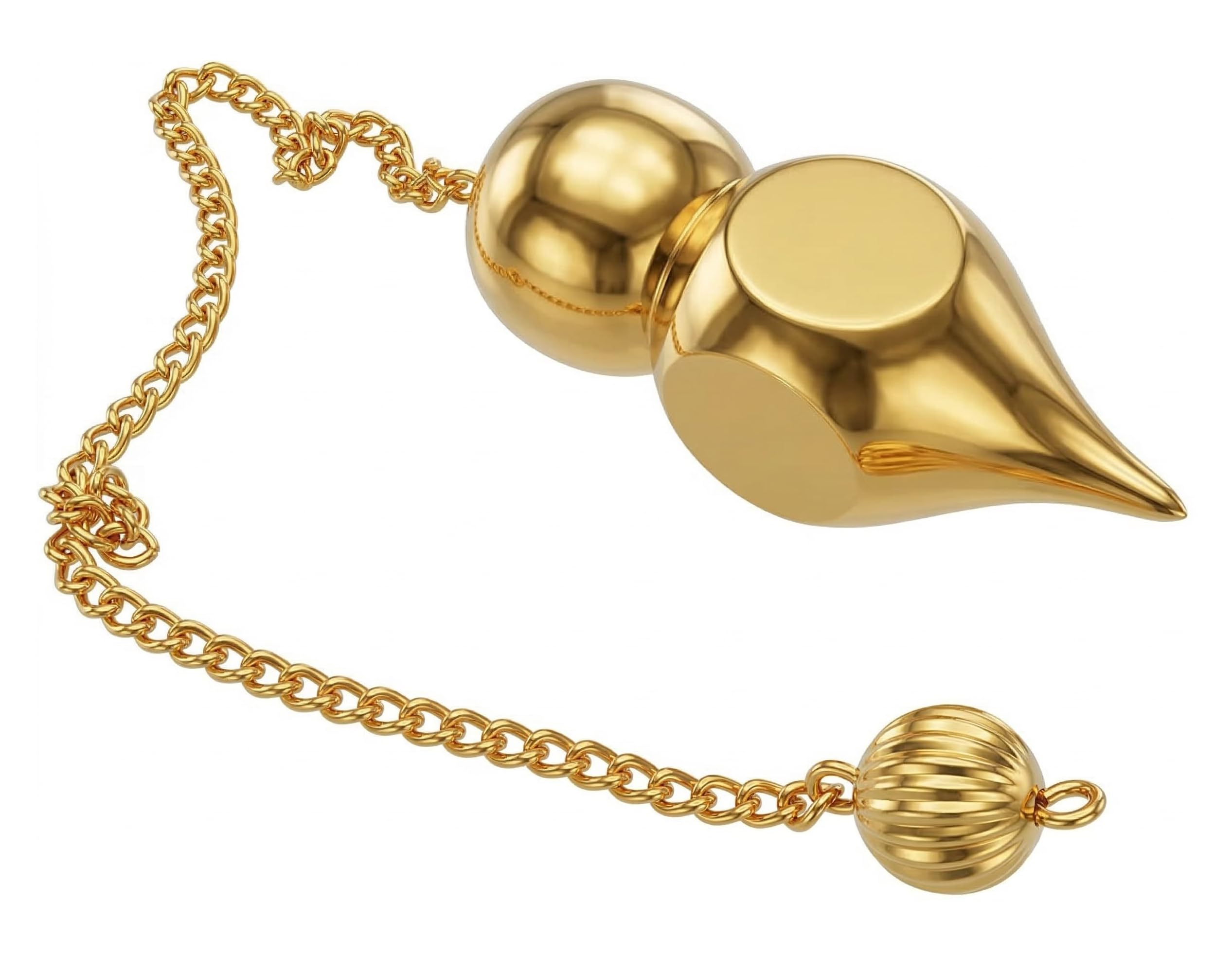 Hammer Design Openable Brass Pendulum for Reiki Healing, Dowsing &amp; Chakra Balancing – Divination &amp; Meditation Tool for Energy Cleansing