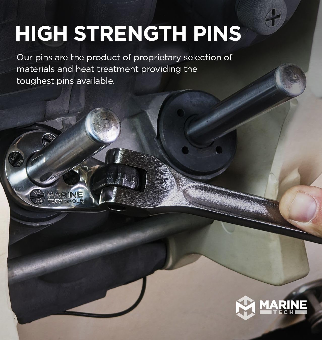 Marine Tech Tools Outboards Yamaha Pin Wrench Set, 38mm (AMT0304), 32mm (AMT0306), 35mm (AMT0309), 47mm (AMT0352), Yamaha Trim Tilt Spanner Wrench, Fits all Yamaha motors