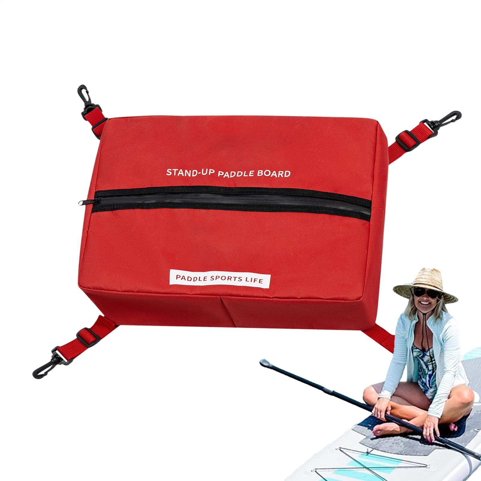 Generico Paddle Board Cooler Bag, Waterproof Insulated Deck Storage Organizer with Adjustable Straps, Large Capacity Leakproof for Paddleboarding, Kayaking