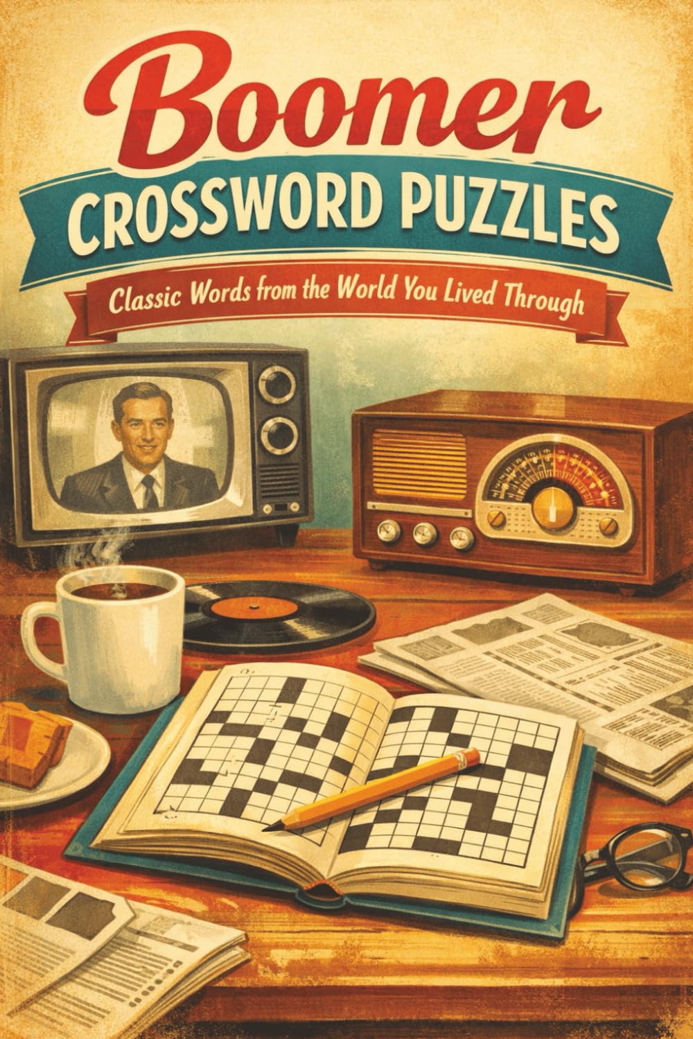 Boomer Crossword Puzzles: Classic Words and Clues from the World You Lived Through