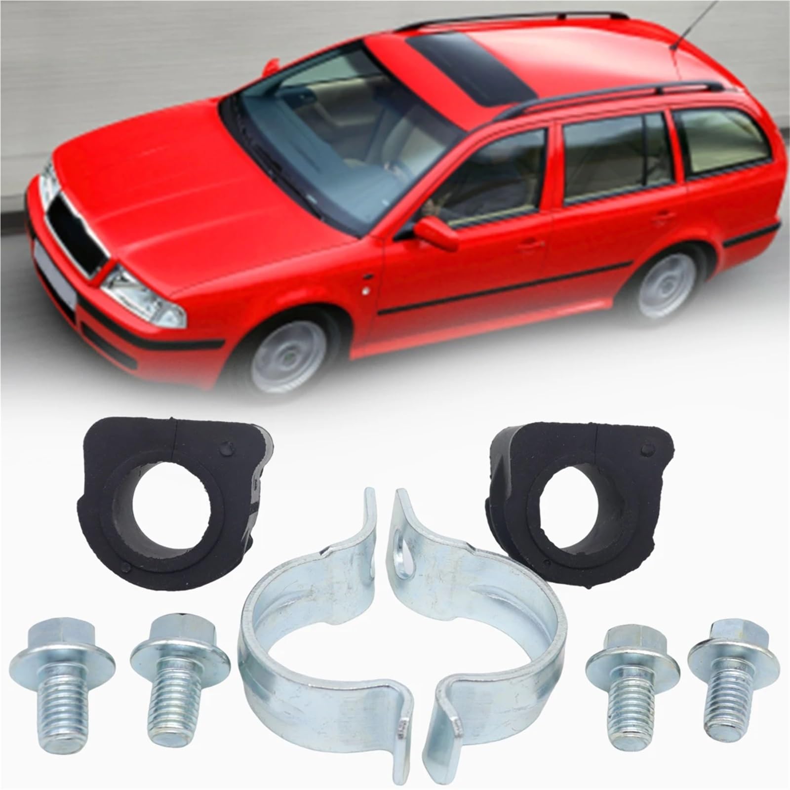 zestaw stabilizatora Pasuje doSkoda Octavia | do 1U 1996-2010 akcesoria stabilizator osi przedniej stabilizator 21MM wspornik śruby tulei