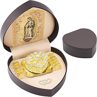 ESNOY Arras De Boda Catolica Virgen De Guadalupe Gifts,Arras Para Boda Catolica De Matrimonio for Wedding Coins Catholic,Mexican Wedding Ceremony Set Decoracion