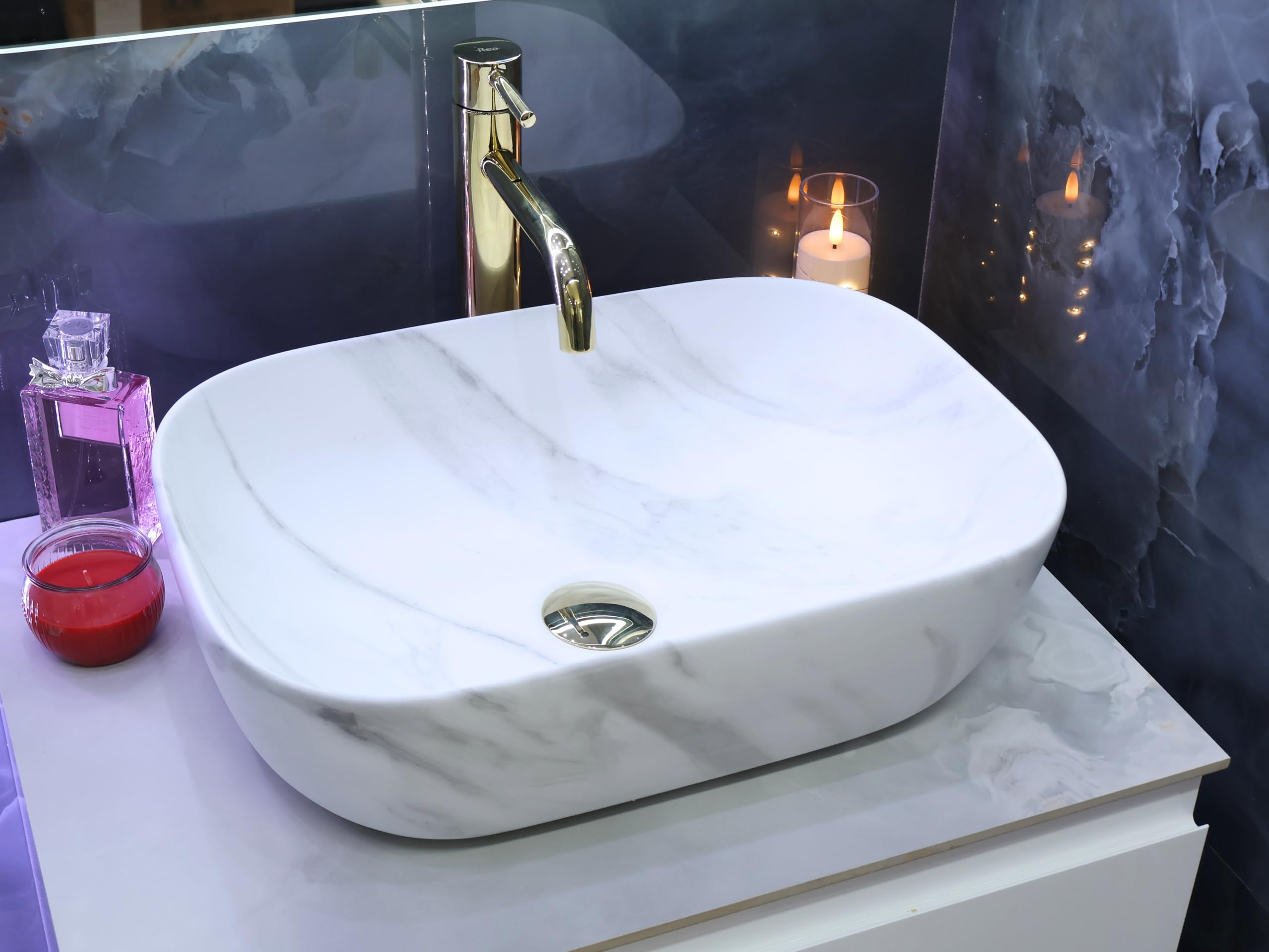 Vasque à Poser Salle de Bain - Lavabo Salle de Bain - Vasque a Poser - Evier Lave Main - Lavabo Wc - Modèle 11