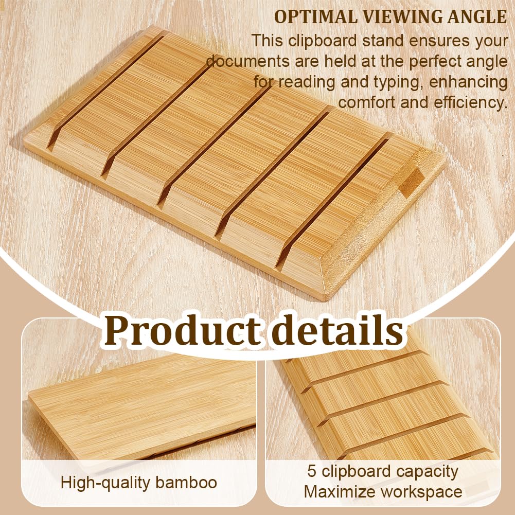 PH PandaHall Wooden Clipboard Holder - Image 4