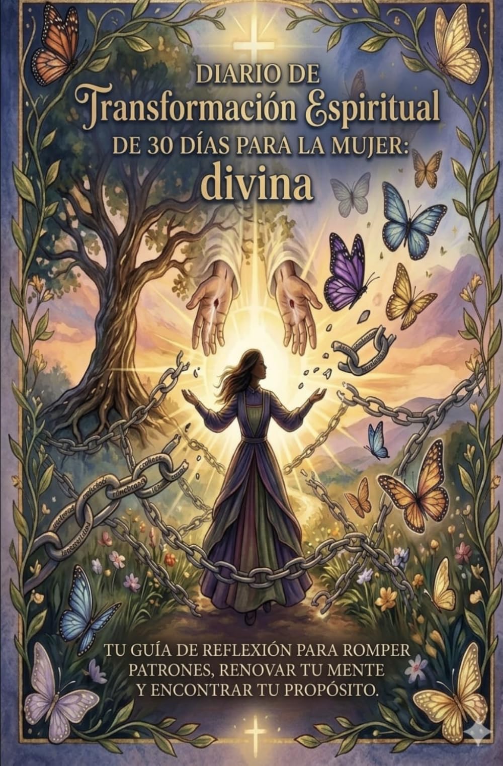 Diario de Transformación Espiritual de 30 días para la Mujer divina: Tu guía de reflexión para Romper Patrones , Renovar tu mente y Encontrar tu Propósito