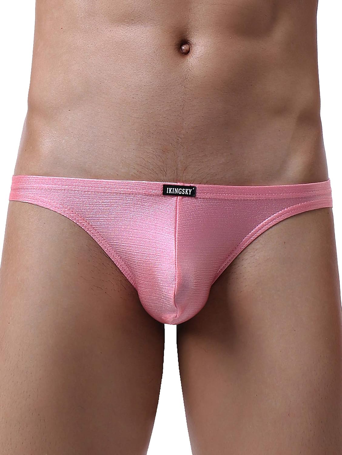 iKingsky Men's Big Pouch Briefs Sexy Bulge Underwear High Stretch Low Rise Mens Under Panties - Image 4